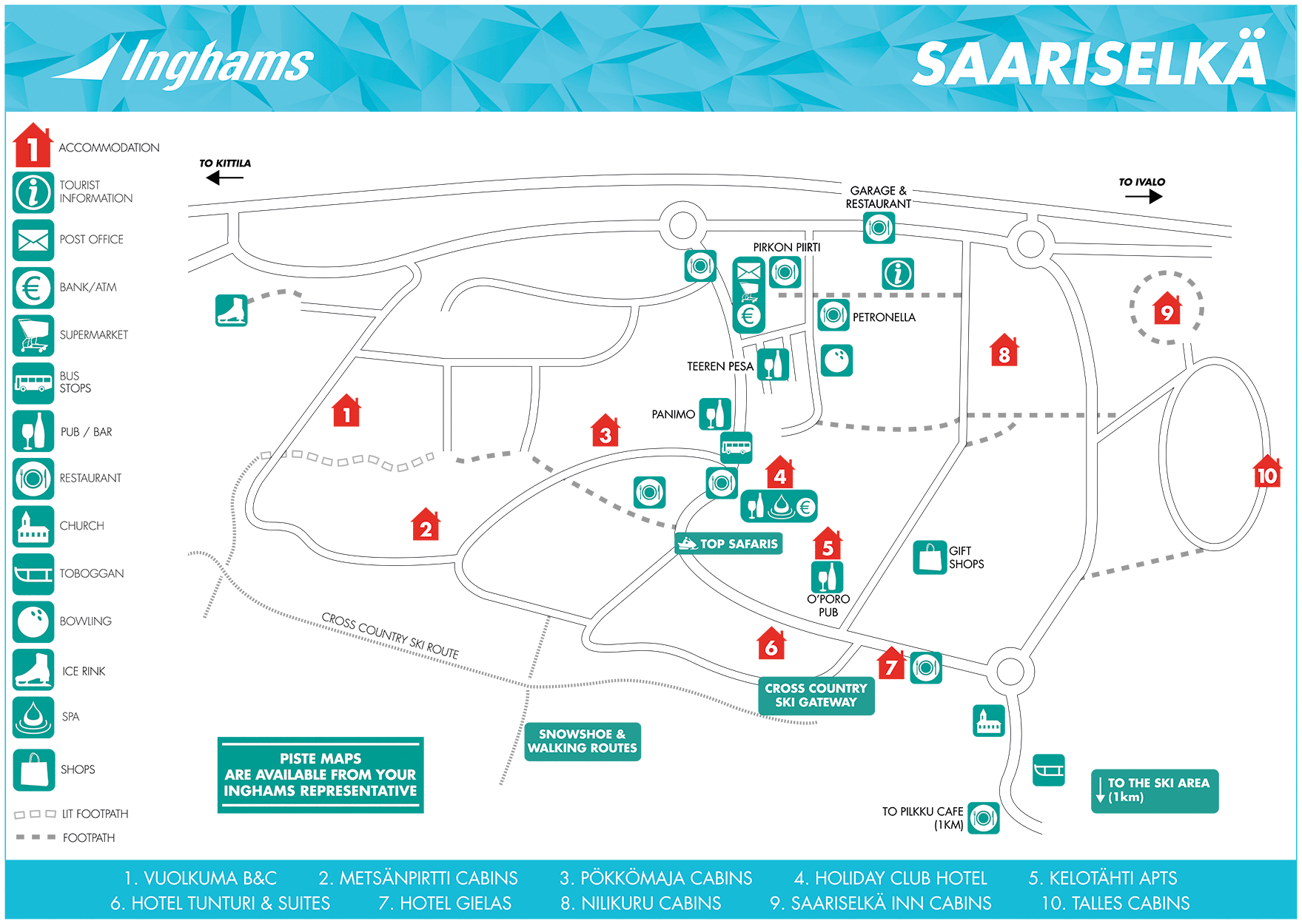 Urban plan Inari Saariselka