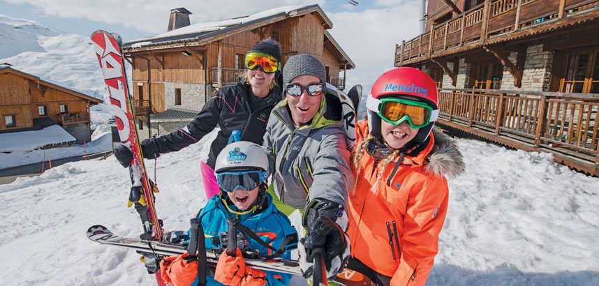 Vacances au ski en famille